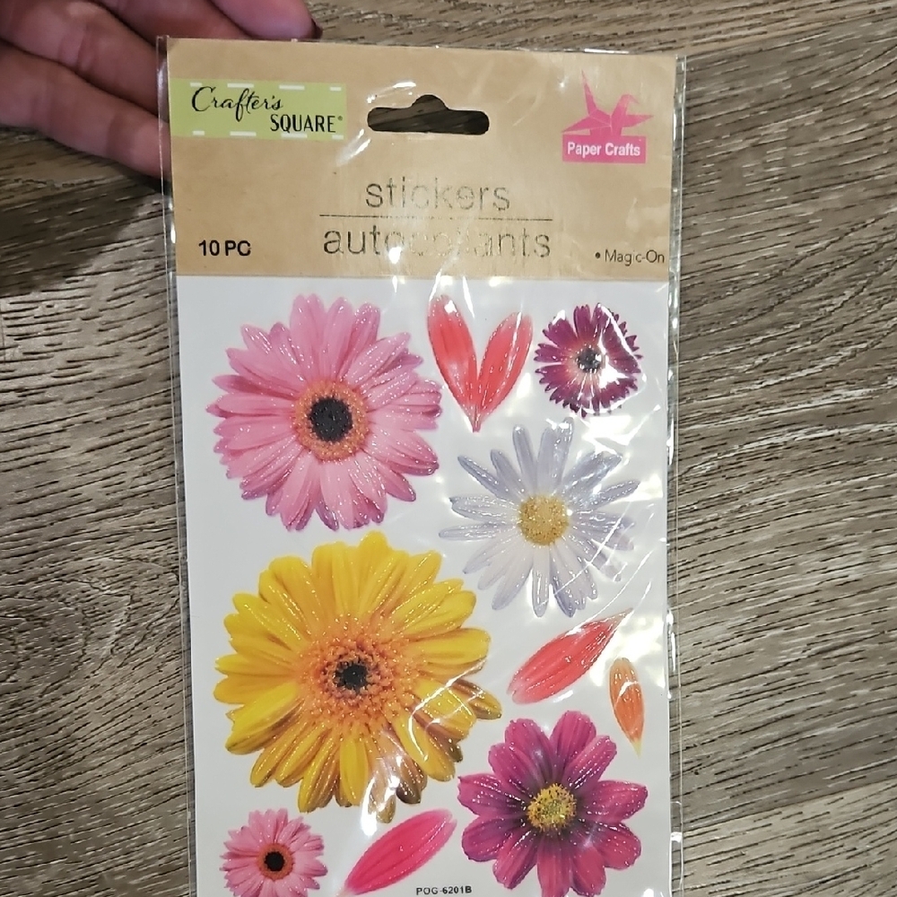 9 Pack Floral and Butterfly Stickers Set Brand New - Picture 5 of 5